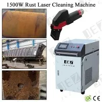 1500W laserrensemaskine: Nemesis af tykt affald